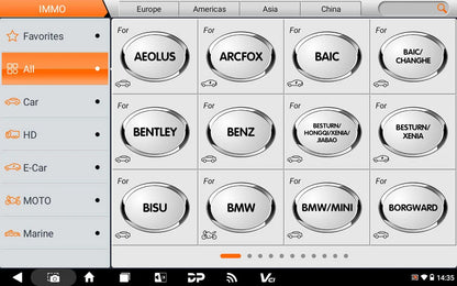 Programmeur de clés OBDSTAR KEY MASTER G3 A2, package logiciel complet