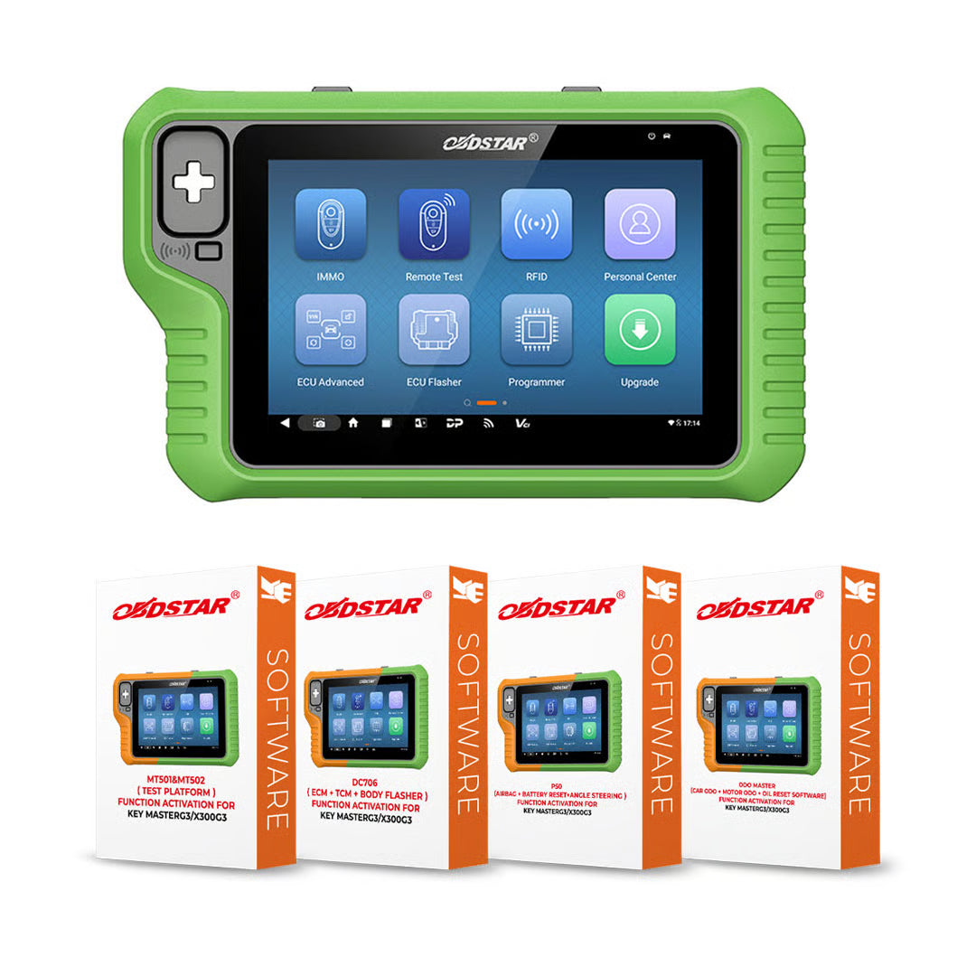 Programmeur de clés OBDSTAR KEY MASTER G3 A2, package logiciel complet