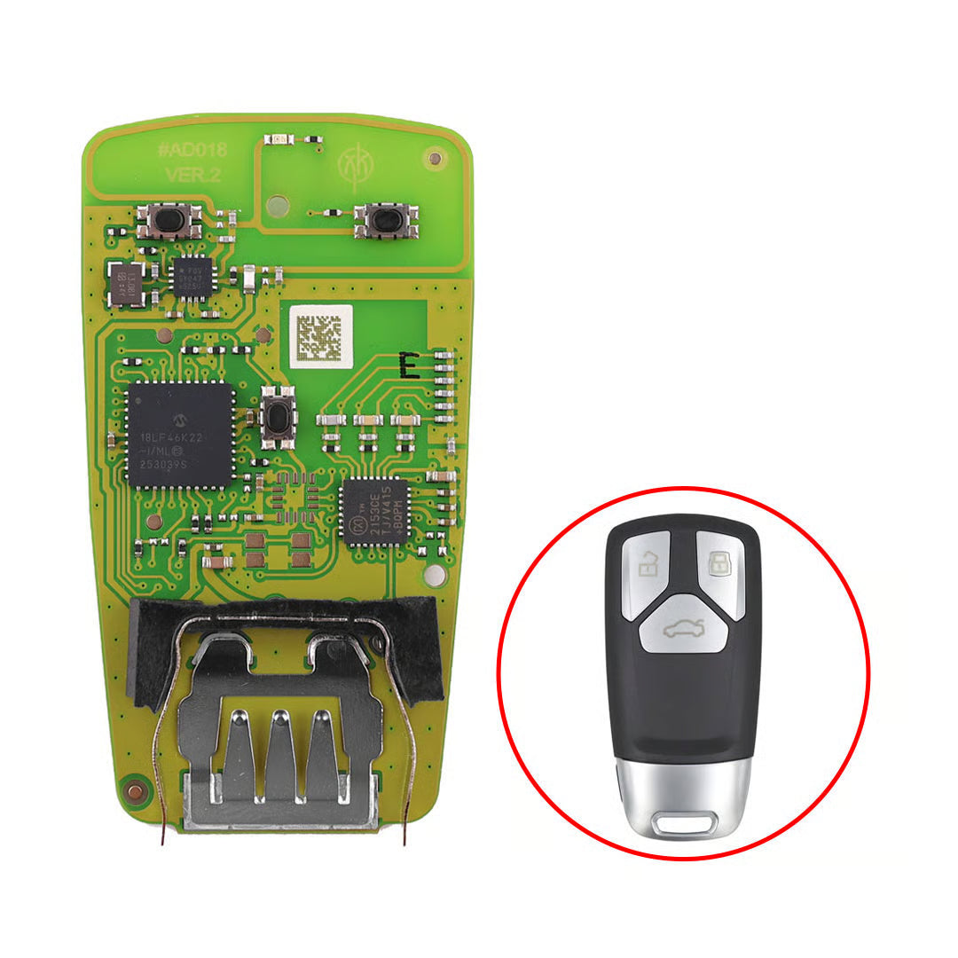Xhorse Télécommande Intelligente PCB Spécifique MLB Audi A4 Modèle 3 Boutons XSMA4YEN