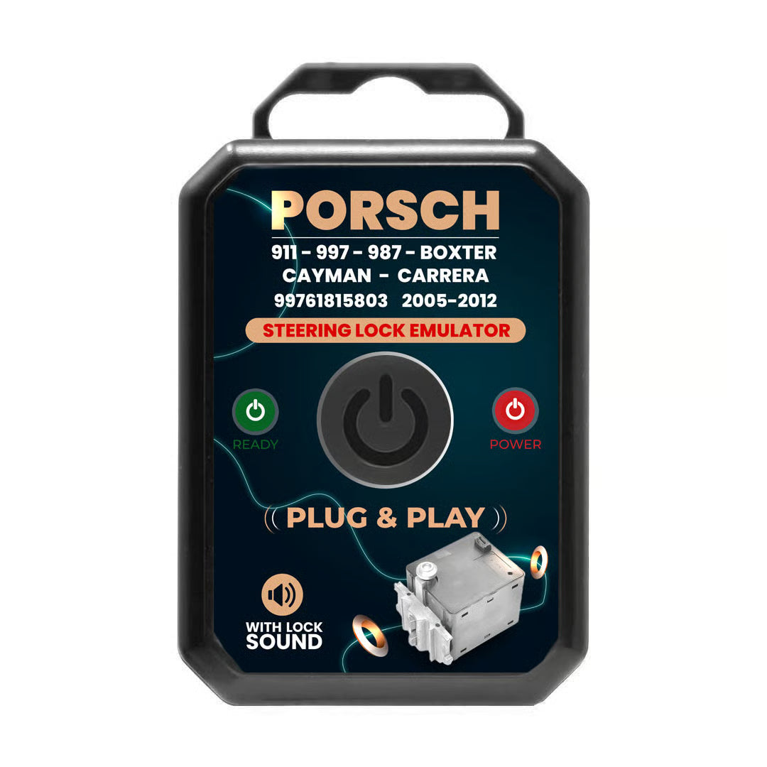 Émulateur de verrou de direction pour Porsche 911, 997, 987 Boxster, Cayman, Carrera 2005-2012