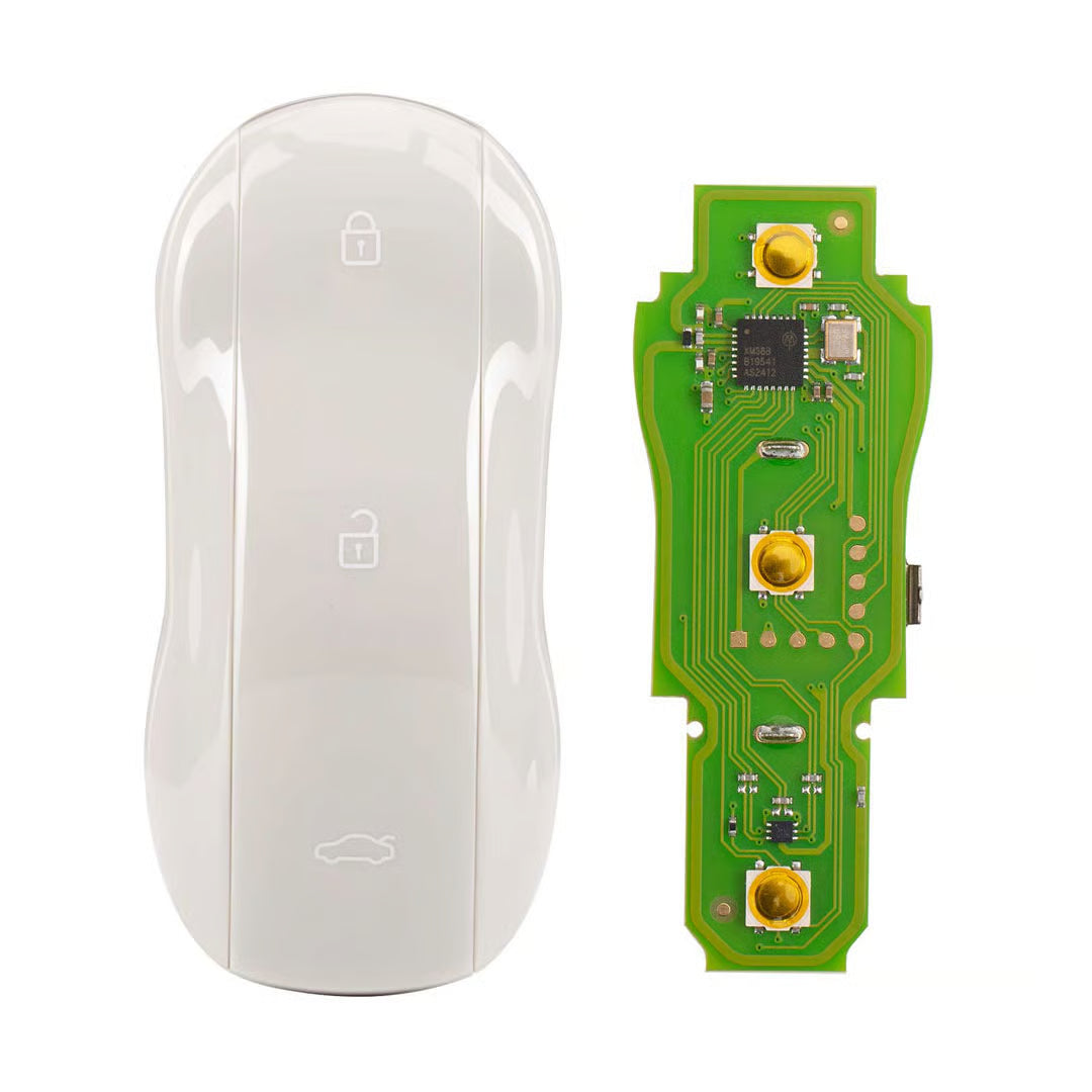 Télécommande universelle Xhorse Smart 3 boutons gris marbré style supercar XSSC25EN