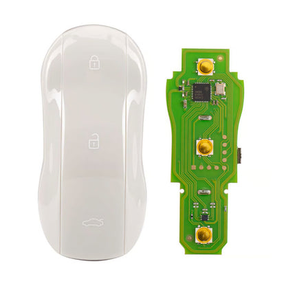 Télécommande universelle Xhorse Smart 3 boutons gris marbré style supercar XSSC25EN